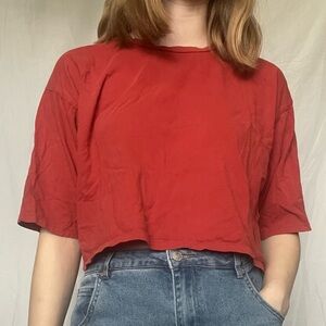 Forever 21 Red Crop Top